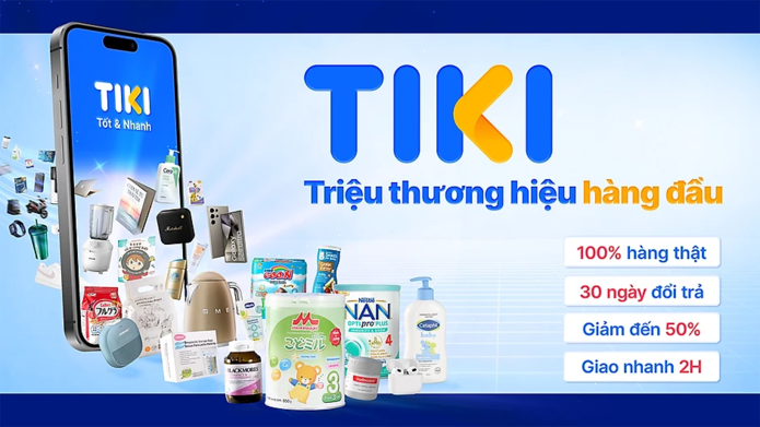 TIKI - Triệu thương hiệu hàng đầu